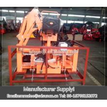 Mini excavator towable backhoe for tractor